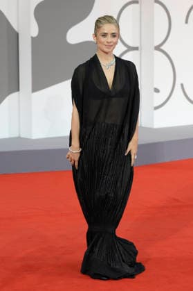 Un bon petit soldat red carpet in Venice Lido - 09 Sep 2026 Greta Scarano attends the red carpet of movie Un bon petit soldat during the 83rd Venice Film Festival at Palazzo del cinema. Venice Lido Italy Copyright: xMarioxCartellix xSOPAxImagesx _DSC2371