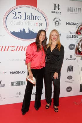 25 Years of Claudia Schulz PR Hamburg Dana Schweiger, Esther Roling, 25 Years of Claudia Schulz PR, Nyx Hotel Hamburg, September 9, 2026 Copyright: xEventpressxBecherx