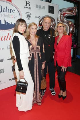 25 Years of Claudia Schulz PR Hamburg: Chun Li Hunke, Andrea Luedke, Juergen Hunke, Claudia Schulz, 25 Years of Claudia Schulz PR, Nyx Hotel Hamburg, September 9, 2026 Copyright: xEventpressxBecherx