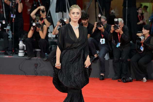September 9, 2026, Venice Lido, Italy: Greta Scarano attends the red carpet of movie Un bon petit soldat during the 83rd Venice Film Festival at Palazzo del cinema. Venice Lido Italy  - ZUMAs197 20260909_aaa_s197_489 Copyright: xMarioxCartellix