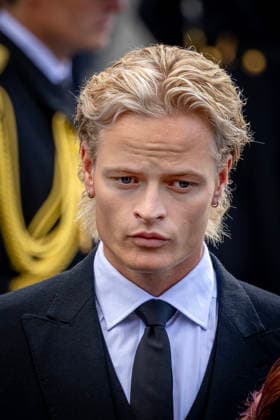 09-09-2026 Funeral of King Harald of Norway during a royal procession from the Royal Palace Chapel to the Cathedral in Oslo. Marius Borg Hoiby Â  Copyright: xPPEx
