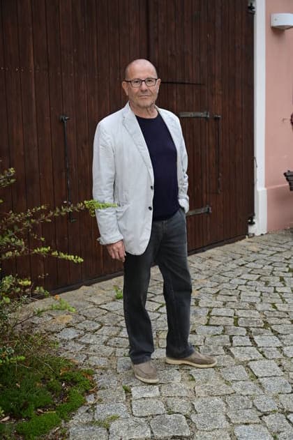 Stephan Krawczyk at the concert and reading Gelöste Stimmen: GDR Fates in Stories and Songs at the Sankt Wenzeslaus Abbey in Markersdorf (Jauernick Buschbach), September 9, 2026 Copyright: xMatthiasxWehnertx