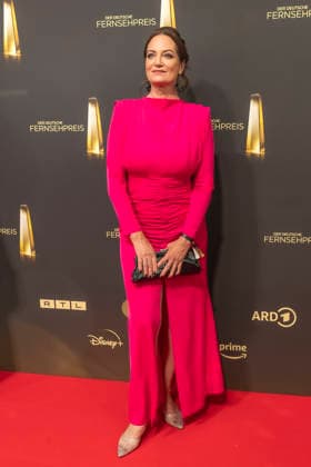 ABB TELEVISION AWARD: Natalia Woerner, actress, appears on the red carpet at the gala for the 2026 German Television Award ceremony at the Confex Center on September 9, 2026, in Cologne, North Rhine-Westphalia, Germany