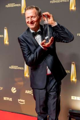 ABB TELEVISION AWARD: Michael Kessler, actor and award winner, appears on the red carpet at the gala ceremony for the 2026 German Television Award at the Confex Center on September 9, 2026, in Cologne, North Rhine-Westphalia, Germany