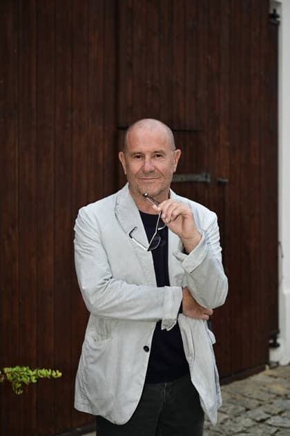 Stephan Krawczyk at the concert and reading Gelöste Stimmen: GDR Destinies in Stories and Songs at the Sankt Wenzeslaus Abbey in Markersdorf, Jauernick Buschbach, September 9, 2026 Copyright: xMatthiasxWehnertx