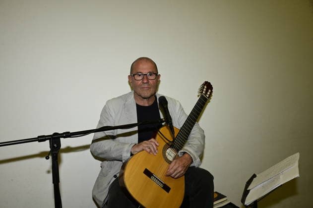 Stephan Krawczyk at the concert and reading Gelöste Stimmen: GDR Fates in Stories and Songs at the Sankt Wenzeslaus Abbey in Markersdorf, Jauernick Buschbach, September 9, 2026 Copyright: xMatthiasxWehnertx