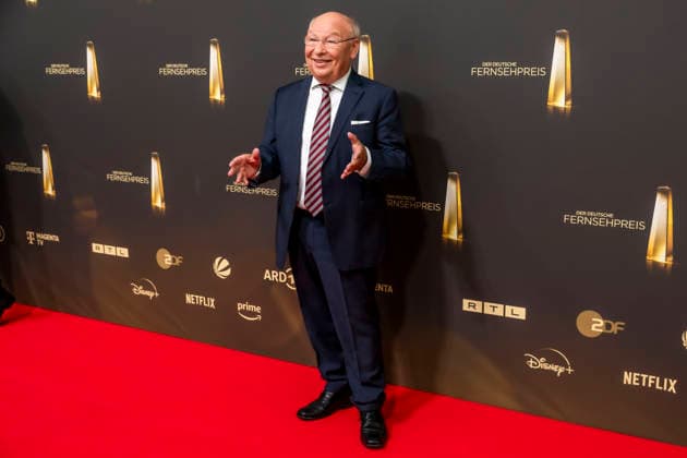 ABB TELEVISION AWARD: Hans Joachim Heist, actor, appears on the red carpet at the gala for the 2026 German Television Award ceremony at the Confex Center on September 9, 2026, in Cologne, North Rhine-Westphalia, Germany