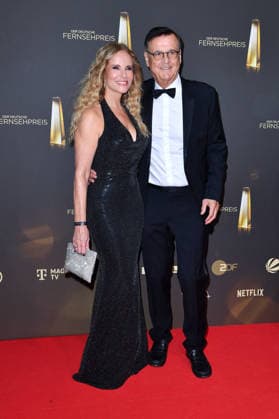 Katja Burkard and Hans Mahr at the German Television Awards ceremony at the Confex Center in Cologne on September 9, 2026