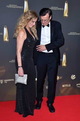 Katja Burkard and Hans Mahr at the German Television Awards ceremony at the Confex Center in Cologne on September 9, 2026