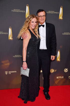 Katja Burkard and Hans Mahr at the German Television Awards ceremony at the Confex Center in Cologne on September 9, 2026
