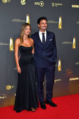 Nicola Cavanis and Mats Hummels at the German Television Awards ceremony at the Confex Center in Cologne on September 9, 2026