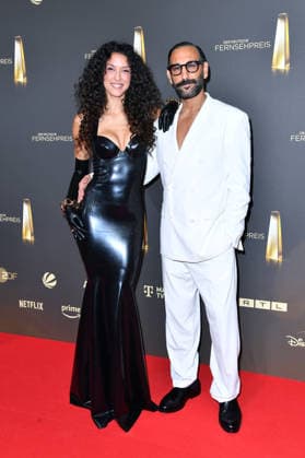 Rebecca Mir and Massimo Sinato at the German Television Awards ceremony at the Confex Center in Cologne on September 9, 2026
