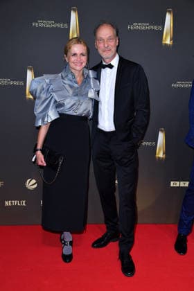 Christine Sommer with her husband Martin Brambach at the German Television Awards ceremony at the Confex Center in Cologne on September 9, 2026