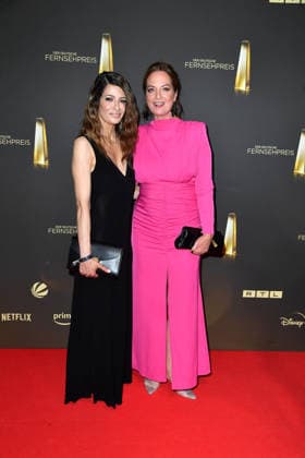 Linda Zervakis and Natalia Wörner at the German Television Awards ceremony at the Confex Center in Cologne on September 9, 2026