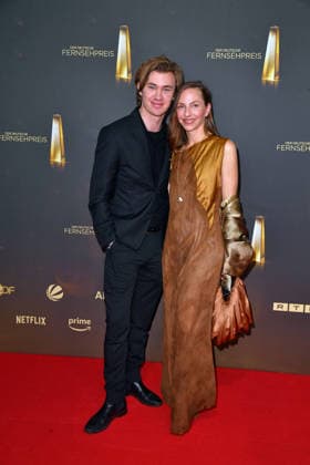 Alessandro Schuster and Katharina Schuettler at the German Television Awards ceremony at the Confex Center in Cologne on September 9, 2026