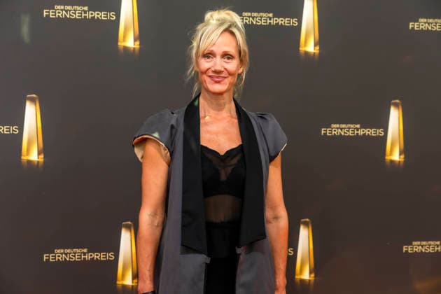 ABB TELEVISION AWARD: Anna Schudt appears on the red carpet at the gala for the 2026 German Television Award ceremony at the Confex Center on September 9, 2026, in Cologne, North Rhine-Westphalia, Germany