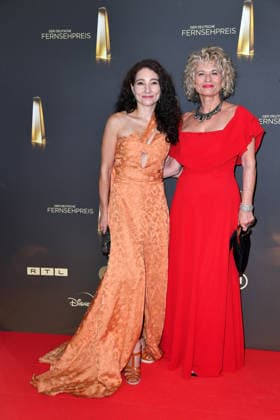 Janina Elkin and Gabrielle Scharnitzky at the German Television Awards ceremony at the Confex Center in Cologne on September 9, 2026