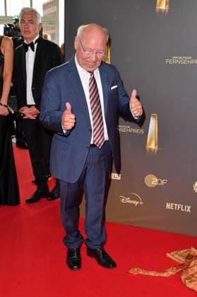 Hans Joachim Heist at the German Television Awards ceremony at the Confex Center in Cologne on September 9, 2026
