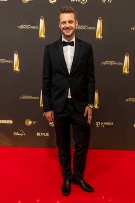 ABB TELEVISION AWARD: Florian Schroeder appears on the red carpet at the gala for the 2026 German Television Award at the Confex Center on September 9, 2026, in Cologne, North Rhine-Westphalia, Germany