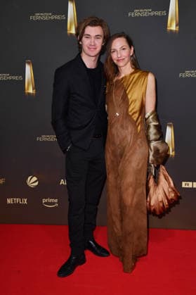Alessandro Schuster and Katharina Schuettler at the German Television Awards ceremony at the Confex Center in Cologne on September 9, 2026