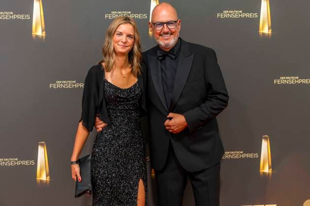 ABB TELEVISION AWARD: Frank Rosin, Michelin-starred chef, and his daughter Marlene as guests on the red carpet at the gala for the 2026 German Television Award at the Confex Center on September 9, 2026, in Cologne, North Rhine-Westphalia, Germany
