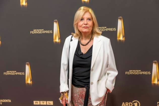 ABB TELEVISION AWARD: Sabine Postel walks the red carpet at the gala for the 2026 German Television Award ceremony at the Confex Center on September 9, 2026, in Cologne, North Rhine-Westphalia, Germany