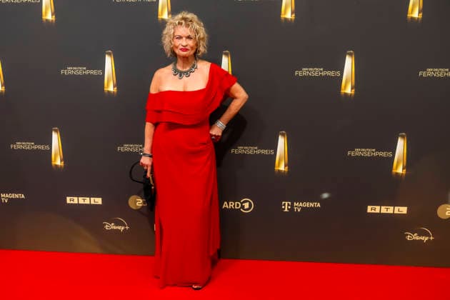 ABB TELEVISION AWARD: Gabrielle Scharnitzky walks the red carpet at the gala for the 2026 German Television Award ceremony at the Confex Center on September 9, 2026, in Cologne, North Rhine-Westphalia, Germany