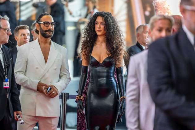 ABB TELEVISION AWARD: Rebecca Mir and Massimo Sinato, a couple, appeared on the red carpet at the gala ceremony for the 2026 German Television Award at the Confex Center on September 9, 2026, in Cologne, North Rhine-Westphalia, Germany