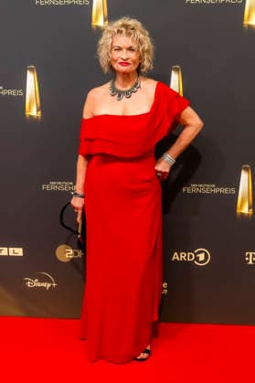 ABB TELEVISION AWARD: Gabrielle Scharnitzky walks the red carpet at the gala for the 2026 German Television Award ceremony at the Confex Center on September 9, 2026, in Cologne, North Rhine-Westphalia, Germany