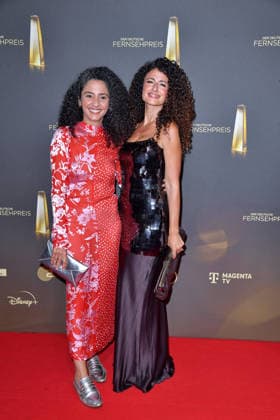 Siham El Maimouni and Marwa Eldessouky at the German Television Awards ceremony at the Confex Center in Cologne on September 9, 2026