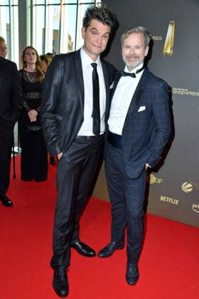 Lutz van der Horst and Matthias Matschke at the German Television Awards ceremony at the Confex Center in Cologne on September 9, 2026
