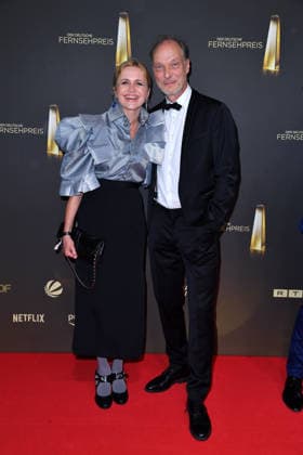 Christine Sommer with her husband Martin Brambach at the German Television Awards ceremony at the Confex Center in Cologne on September 9, 2026