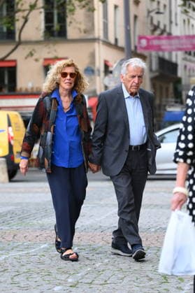 Jean-Paul Rappeneau Funeral - Paris Costa-Gavras and his wife Michèle Ray-Gavras during the funeral of Jean-Paul Rappeneau, French director and screenwriter, at the Saint-Sulpice church in Paris, France, on September 10, 2026. The director of Cyrano de Bergerac, has died at the age of 94. Photo by Eliot Blondet ABACAPRESS.COM Paris France  Copyright: xBlondetxEliot ABACAx