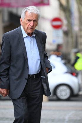 Jean-Paul Rappeneau Funeral - Paris Costa-Gavras during the funeral of Jean-Paul Rappeneau, French director and screenwriter, at the Saint-Sulpice church in Paris, France, on September 10, 2026. The director of Cyrano de Bergerac, has died at the age of 94. Photo by Eliot Blondet ABACAPRESS.COM Paris France  Copyright: xBlondetxEliot ABACAx