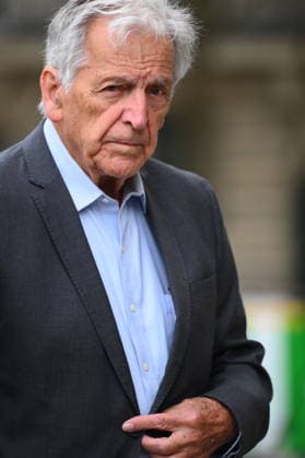 Jean-Paul Rappeneau Funeral - Paris Costa-Gavras during the funeral of Jean-Paul Rappeneau, French director and screenwriter, at the Saint-Sulpice church in Paris, France, on September 10, 2026. The director of Cyrano de Bergerac, has died at the age of 94. Photo by Eliot Blondet ABACAPRESS.COM Paris France  Copyright: xBlondetxEliot ABACAx