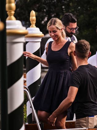 IPA88346009 - Venice, 83rd Venice International Film Festival 2026 - Day 9 - Arrivals at the Excelsior Hotel™s pier - Pictured: Gloria Tonon  Copyright: xSimonexComix xPoolxPhotoxEventsx08x IPA88346009