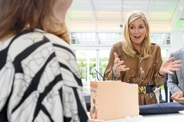 Nieuwegein, The Netherlands, 2026-09-10 11:05:18 NIEUWEGEIN, 10-09-2026, Green Village Queen Maxima attends a symposium of the national Care Evaluation and Appropriate Use (ZE&GG) program in Nieuwegein. Less is More is a movement that contributes to appropriate care in the Netherlands. PHOTO: NLBeeld Patrick van Emst Credit: NL Beeld Patrick van Emst  Copyright: xx x