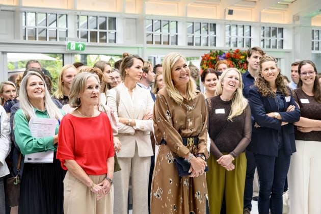 Nieuwegein, The Netherlands, 2026-09-10 11:04:13 NIEUWEGEIN, 10-09-2026, Green Village Queen Maxima attends a symposium of the national Care Evaluation and Appropriate Use (ZE&GG) program in Nieuwegein. Less is More is a movement that contributes to appropriate care in the Netherlands. PHOTO: NLBeeld Patrick van Emst Credit: NL Beeld Patrick van Emst  Copyright: xx x