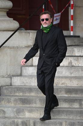 Jean-Paul Rappeneau Funeral - Paris Jean-Paul Rouve during the funeral of Jean-Paul Rappeneau, French director and screenwriter, at the Saint-Sulpice church in Paris, France, on September 10, 2026. The director of Cyrano de Bergerac, Jean-Paul Rappeneau, has died at the age of 94. Photo by Eliot Blondet ABACAPRESS.COM Paris France  Copyright: xBlondetxEliot ABACAx