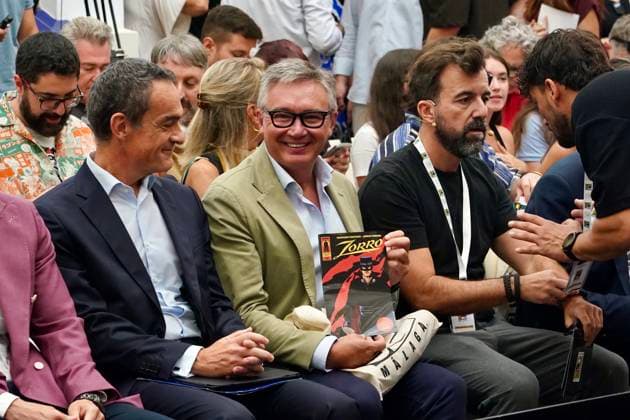 Official presentation of the second edition of San Diego Comic Con Málaga Photo from the official presentation of the second edition of San Diego Comic Con Málaga September 10, 2026, in Málaga, Andalusia, Spain The event was attended by the Second Vice President and Minister of Tourism, Justice, Deregulation, and Local Administration, Manuel Gavira; the Minister of Artificial Intelligence, Digital Development, and Public Administration, José Antonio Nieto; the mayor of Málaga, Francisco de la Torre; and the CEO of San Diego Comic-Con Málaga, Fernando Piquer. SEPTEMBER 10, 2026, in Málaga, Málaga, Spain Copyright: xÃlexxZeax 7762594