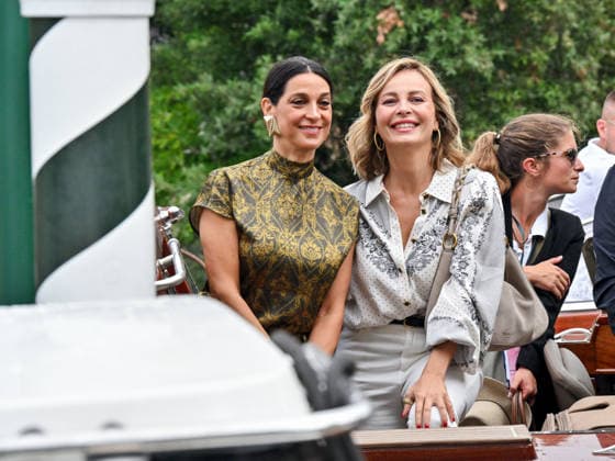 IPA88349224 - Venice, 83rd Venice International Film Festival 2026 - Day 9 - Arrivals at the Excelsior Hotel™s pier - Pictured: Donatella Finocchiaro, Violante Placido  Copyright: xManuelexMangiarottix xPoolxPhotoxEventsx08x IPA88349224