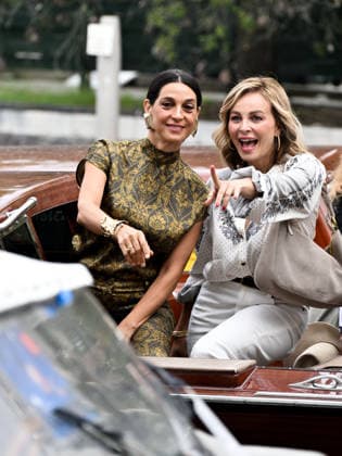 IPA88348269 - Venice, 83rd Venice International Film Festival 2026 - Day 9. Arrivals at the Hotel Excelsior pier. Pictured: Donatella Finocchiaro and Violante Placido  Copyright: xSimonexComix xPoolxPhotoxEventsx08x IPA88348269