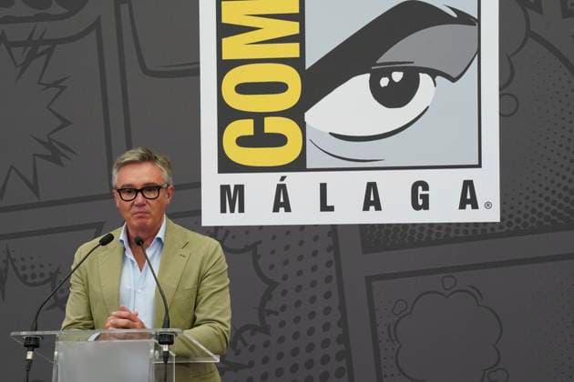 Official presentation of the second edition of San Diego Comic Con Málaga. Photo of the Second Vice President and Minister of Tourism, Justice, Deregulation, and Local Administration, Manuel Gavira, at the official presentation of the second edition of San Diego Comic Con Málaga September 10, 2026, in Málaga, Andalusia, Spain The event was also attended the Minister of Artificial Intelligence, Digital Development, and Public Administration, José Antonio Nieto; the mayor of Málaga, Francisco de la Torre; and the CEO of San Diego Comic Con Málaga, Fernando Piquer. September 10, 2026, in Málaga, Málaga, Spain Copyright: xÃlexxZeax 7762808
