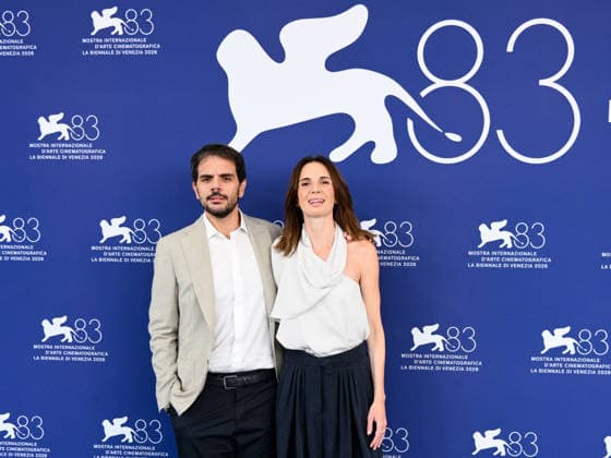IPA88350399 - Venice, 83rd Venice International Film Festival 2026 - Day 9. Photocall for the TV series Peccato. Pictured: Valerio Vestoso, Emanuela Fanelli  Copyright: xAlbertoxTerenghix xPoolxPhotoxEventsx08x IPA88350399