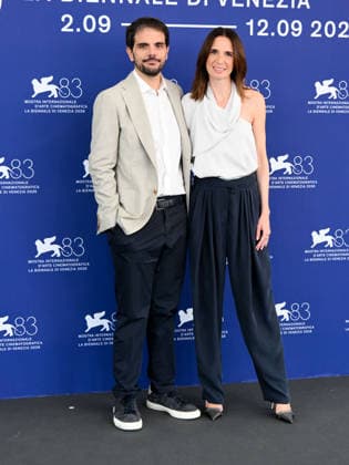 IPA88350395 - Venice, 83rd Venice International Film Festival 2026 Day 9. Photocall for the TV series Peccato. Pictured: Valerio Vestoso, Emanuela Fanelli  Copyright: xAlbertoxTerenghix xPoolxPhotoxEventsx08x IPA88350395