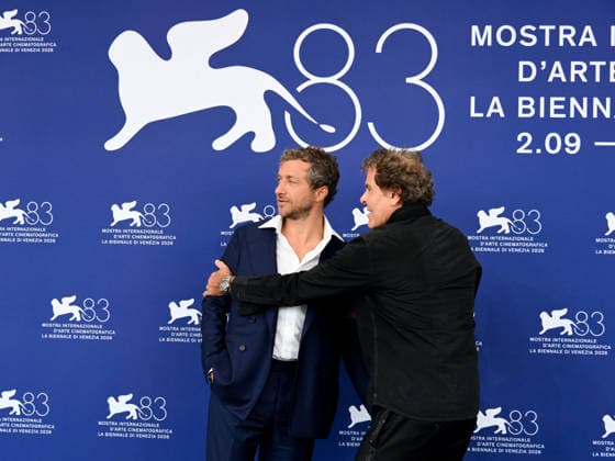 IPA88351669 - Venice, 83rd Venice International Film Festival 2026 Day 9. Photocall for the film Be Brave. Pictured: Francesco Carrozzini, Renzo Rosso  Copyright: xAlbertoxTerenghix xPoolxPhotoxEventsx08x IPA88351669