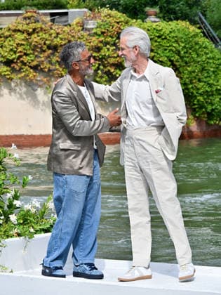 IPA88353508 - Venice, 83rd Venice International Film Festival 2026 - Day 9. Arrivals. Pictured: Matthew Modine, Rosario Fiorello  Copyright: xManuelexMangiarottix xPoolxPhotoxEventsx08x IPA88353508