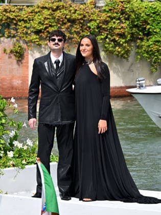 IPA88353521 - Venice, 83rd Venice International Film Festival 2026 - Day 9. Arrivals. Pictured: Fabio Rovazzi, Lucia Pizzuti  Copyright: xManuelexMangiarottix xPoolxPhotoxEventsx08x IPA88353521