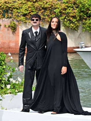 IPA88353524 - Venice, 83rd Venice International Film Festival 2026 - Day 9. Arrivals. Pictured: Fabio Rovazzi, Lucia Pizzuti  Copyright: xManuelexMangiarottix xPoolxPhotoxEventsx08x IPA88353524