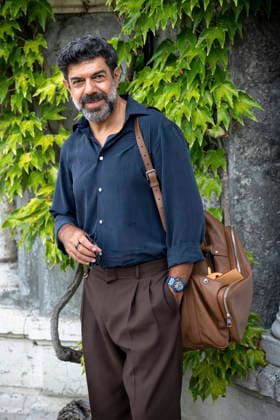 September 10, 2026, Venice, Rome, Italy: Pierfrancesco Favino, from the film God Laughs, arrives at the dock of the Hotel Excelsior during the 83rd Venice Film Festival. Venice, September 10, 2026 Venice Italy  - ZUMAa289 20260910_zia_a289_014 Copyright: xMichelexCutulix xAgfx